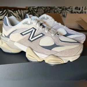 NEW IN BOX New Balance 9060 in color Moonrock /Linen.  Size 8.5 W / 7 M.